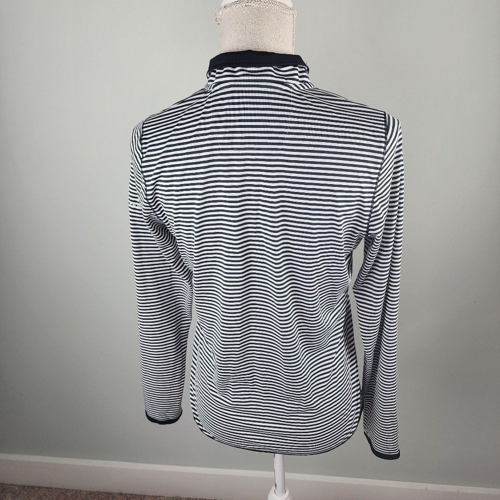 Cuter And Buck Drytec Women’s Black and White Quarter Zip Pop Over Size Small - Picture 6 of 10